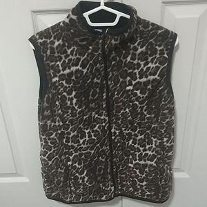 ⚓Reversible Leopard Brown Vest